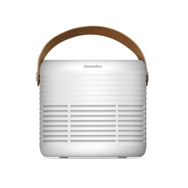 HoMedics True Hepa Air Purifier for Small Rooms with Aromatherapy White