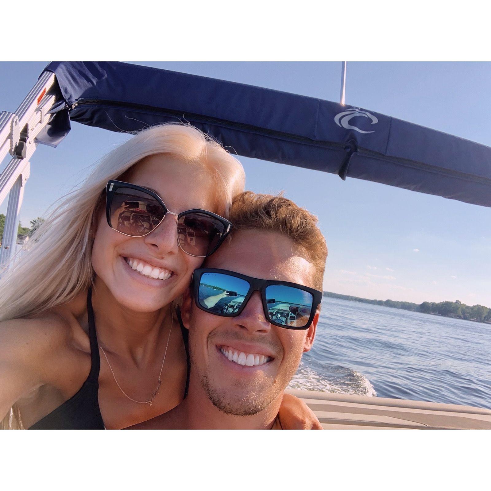 Our first boat ride