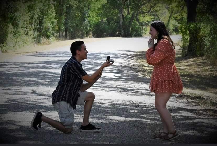 The day he proposed!