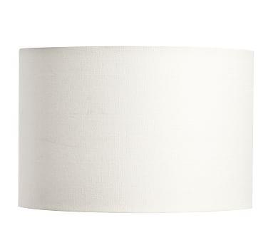 Gallery Straight-Sided Linen Drum Lamp Shade, Large