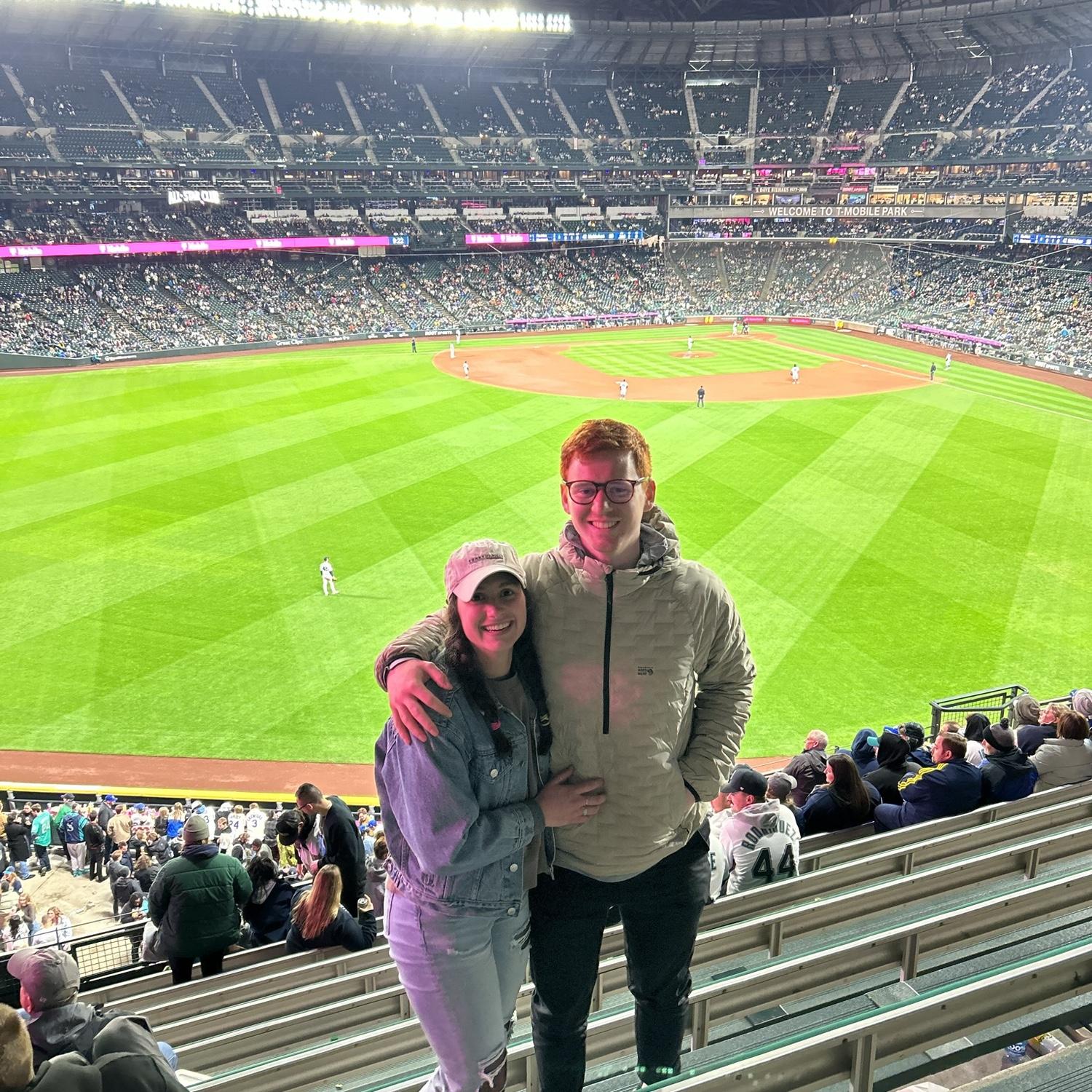 Alicia is officially a West coast gal! First Mariner's game in 2023