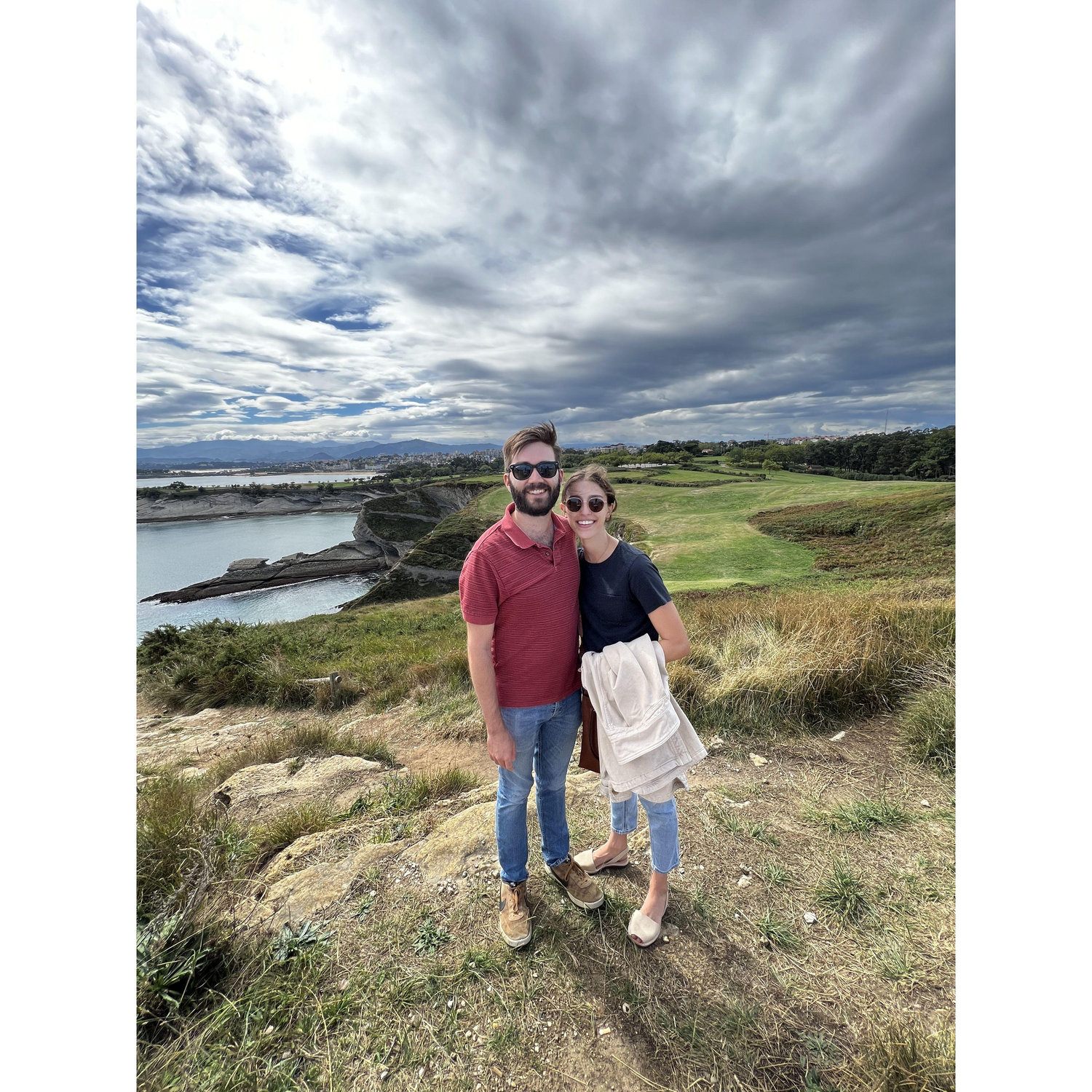At el Faro de Cabo Mayor during Paul's first visit to Santander!
