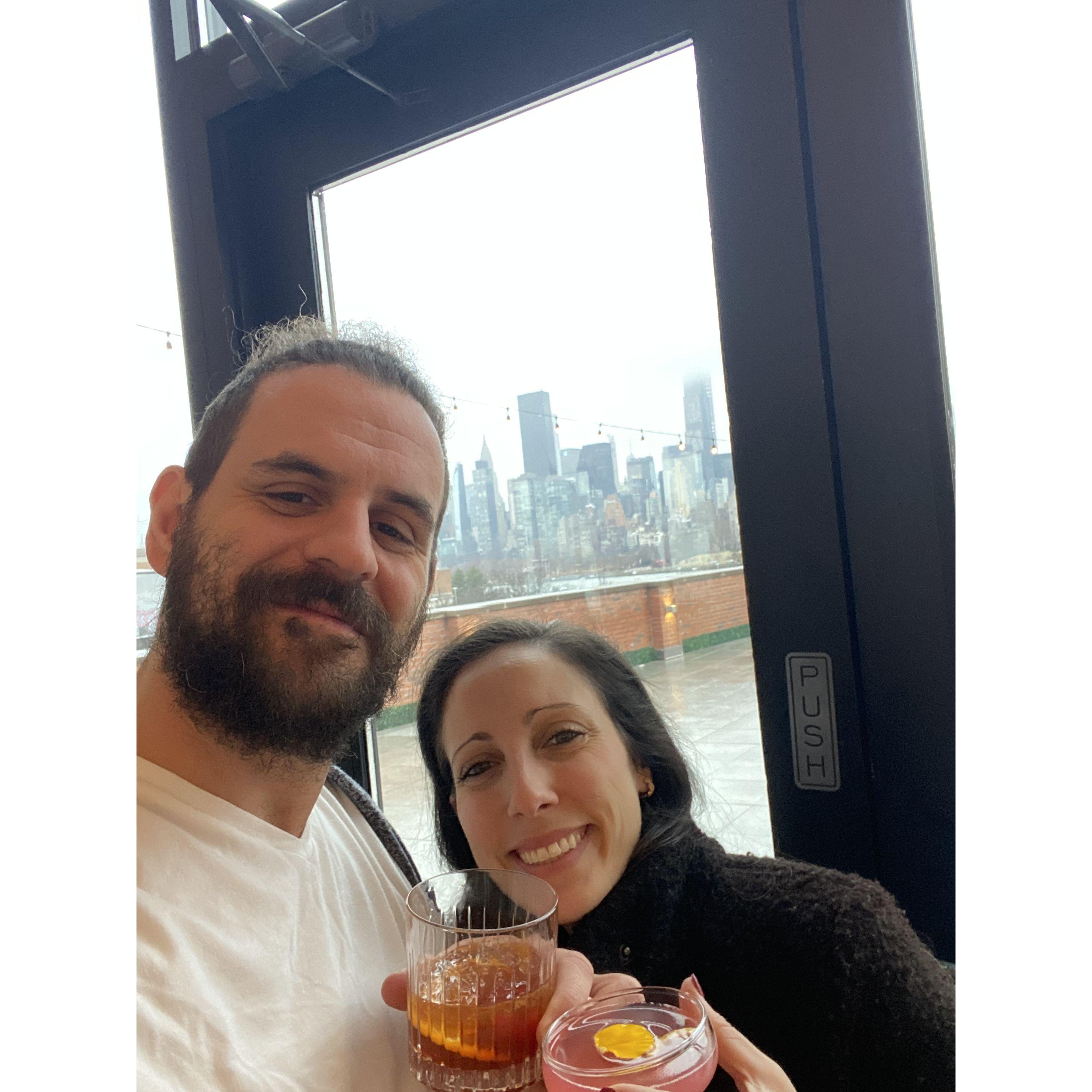 Looking at wedding venues we could never afford, but having a great time pretending like we could afford them!