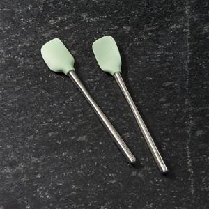 Pistachio Green Mini Spatulas, Set of 2