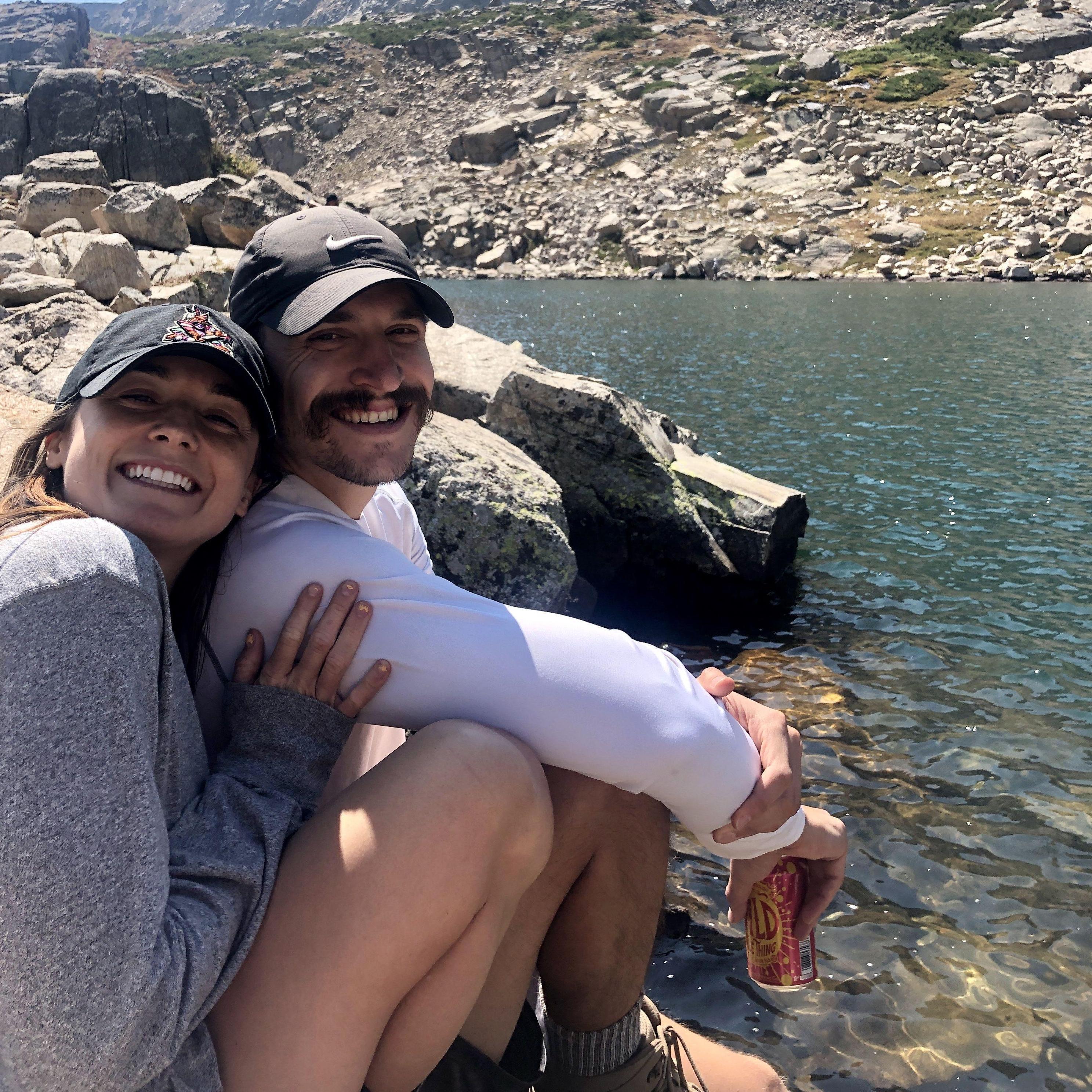 denver hike for ldw trip. adam was very hungry here because the only snacks we brought had peanuts in them :/