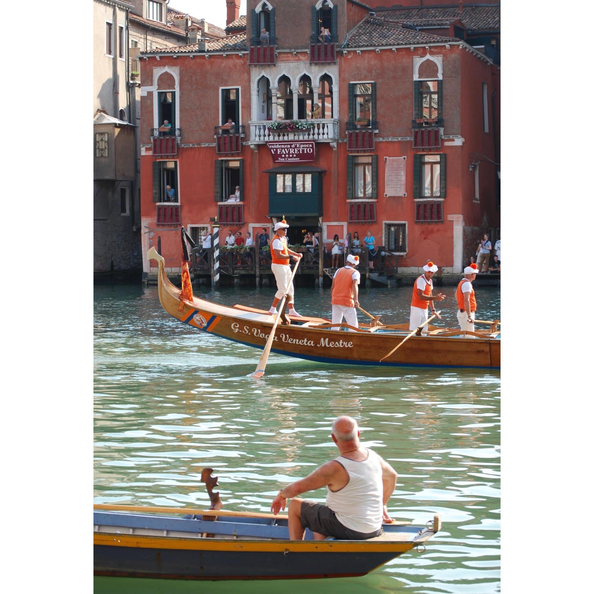 They held a Regetta for our first day in Venice!