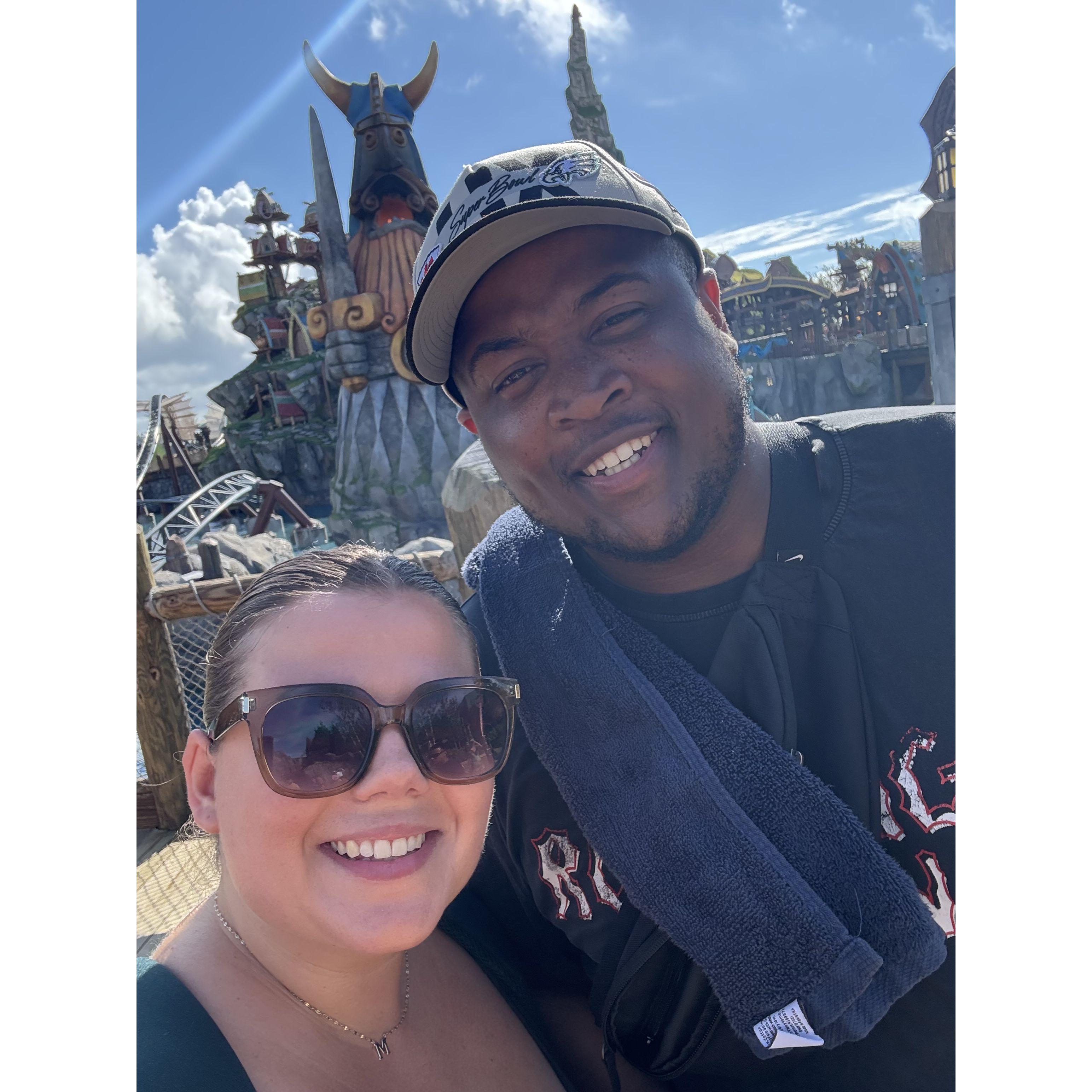 all smiles at Epic Universe!