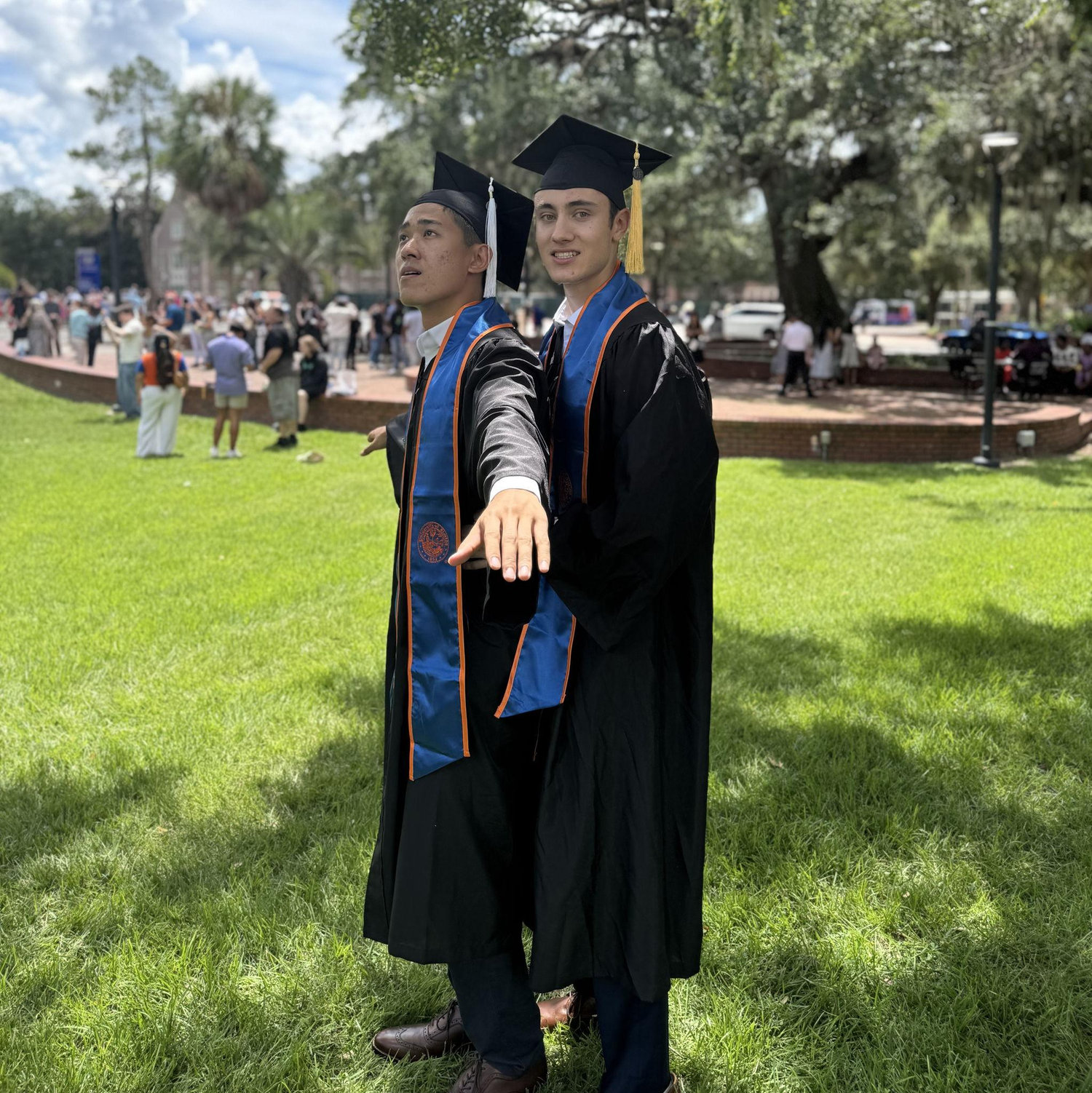 Justice and Ethan Graduation.