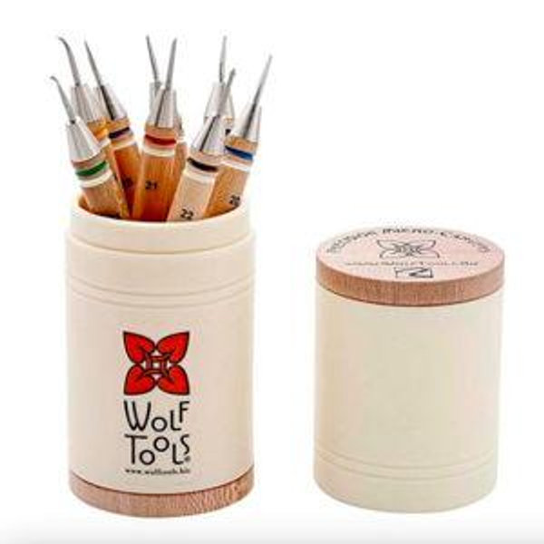 Wolf Wax Carving Tools, Set of 18