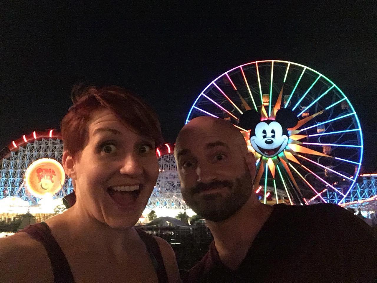 Many nights at California Adventure.