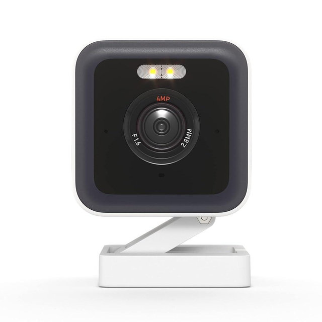 Wyze Cam v3 Pro Wired 2K Outdoor/Indoor Wi-Fi Camera for Home Security, Pet Baby Kids Elderly Monitoring, Edge AI, Color Night Vision, Spotlight Camera, Works with Alexa & Google Assistant, White