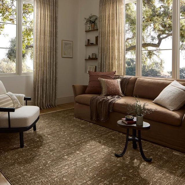 Loloi Haywood Collection HYD-01 Sage/Brown 2'-7" x 8'-0" Runner Rug