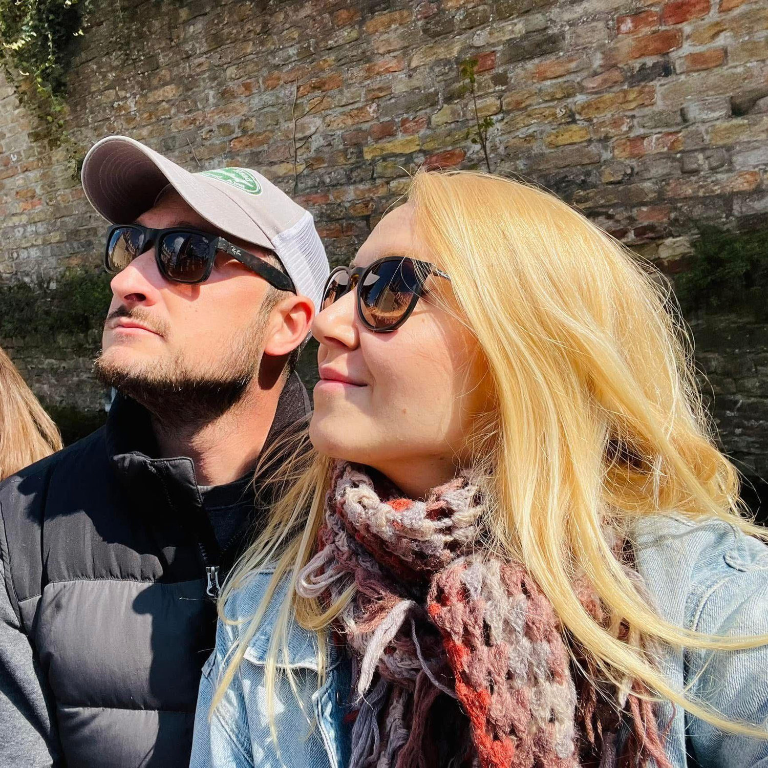 Us on a river tour in Bruges, Portugal. April, 2023