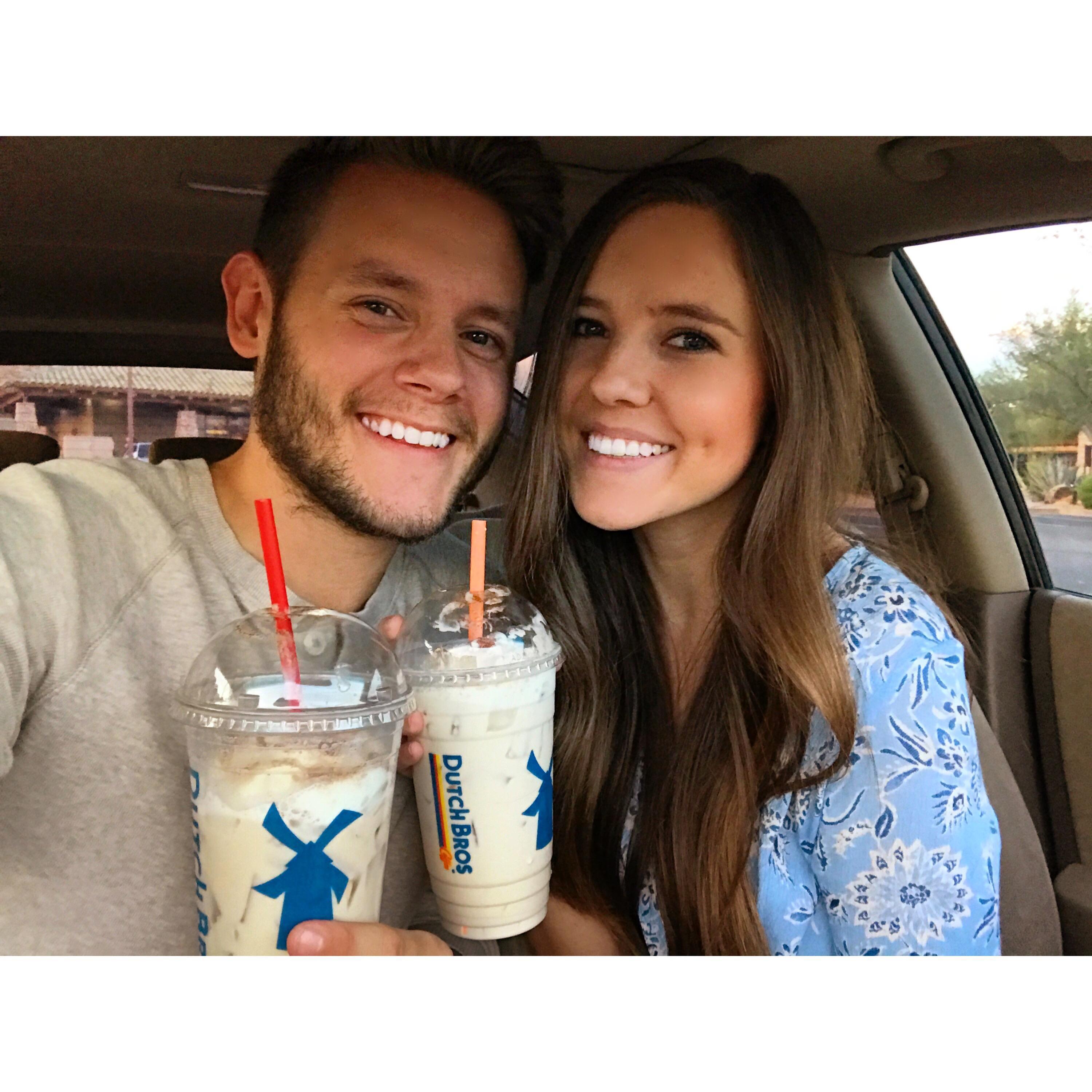 We sure LOVE our coffee! We visit a new coffee shop around the valley at least once a month!