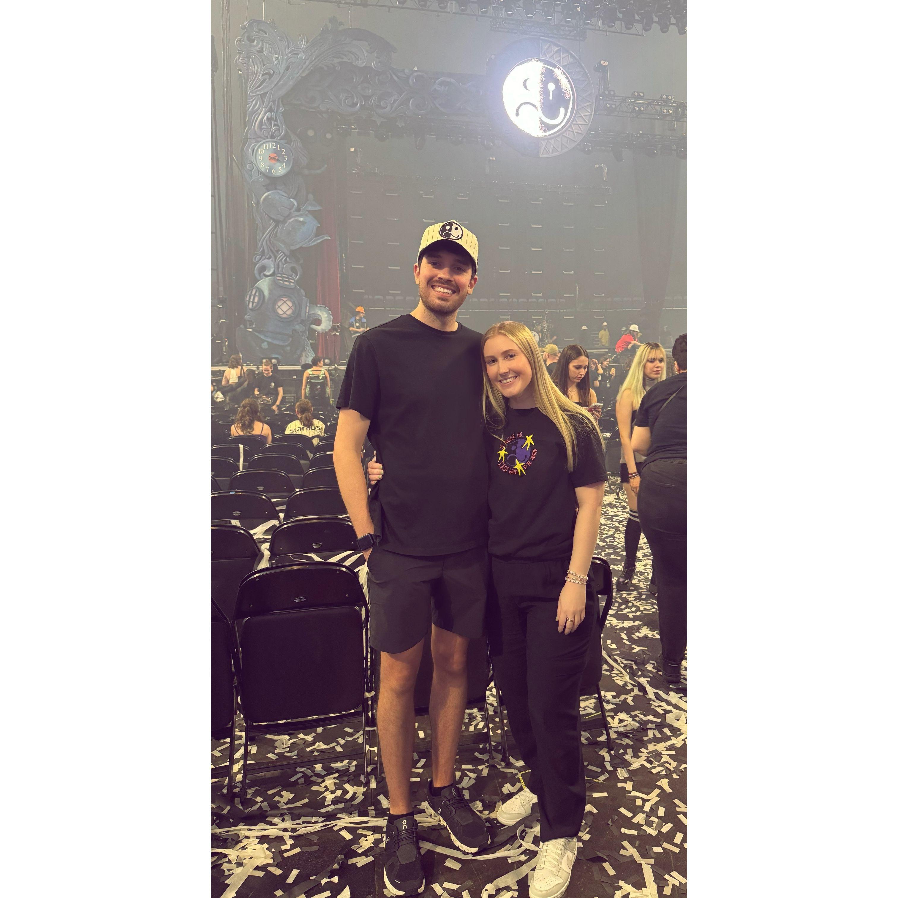 One of our favorite bands to see together is Fall Out Boy!