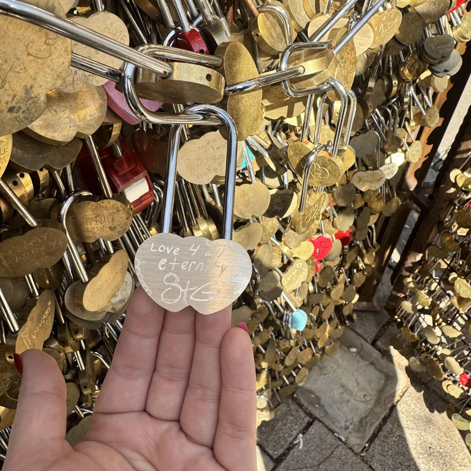 Locked in our love in Sedona