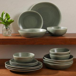 Zion Mist 16-Piece Dinnerware Set, Service for 4