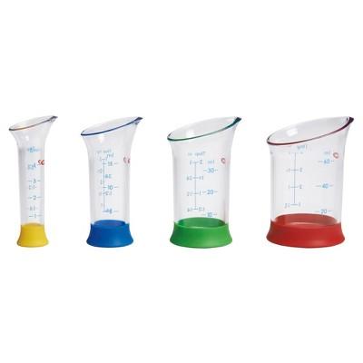 Product description page - OXO 4pc Mini Measuring Beakers Set