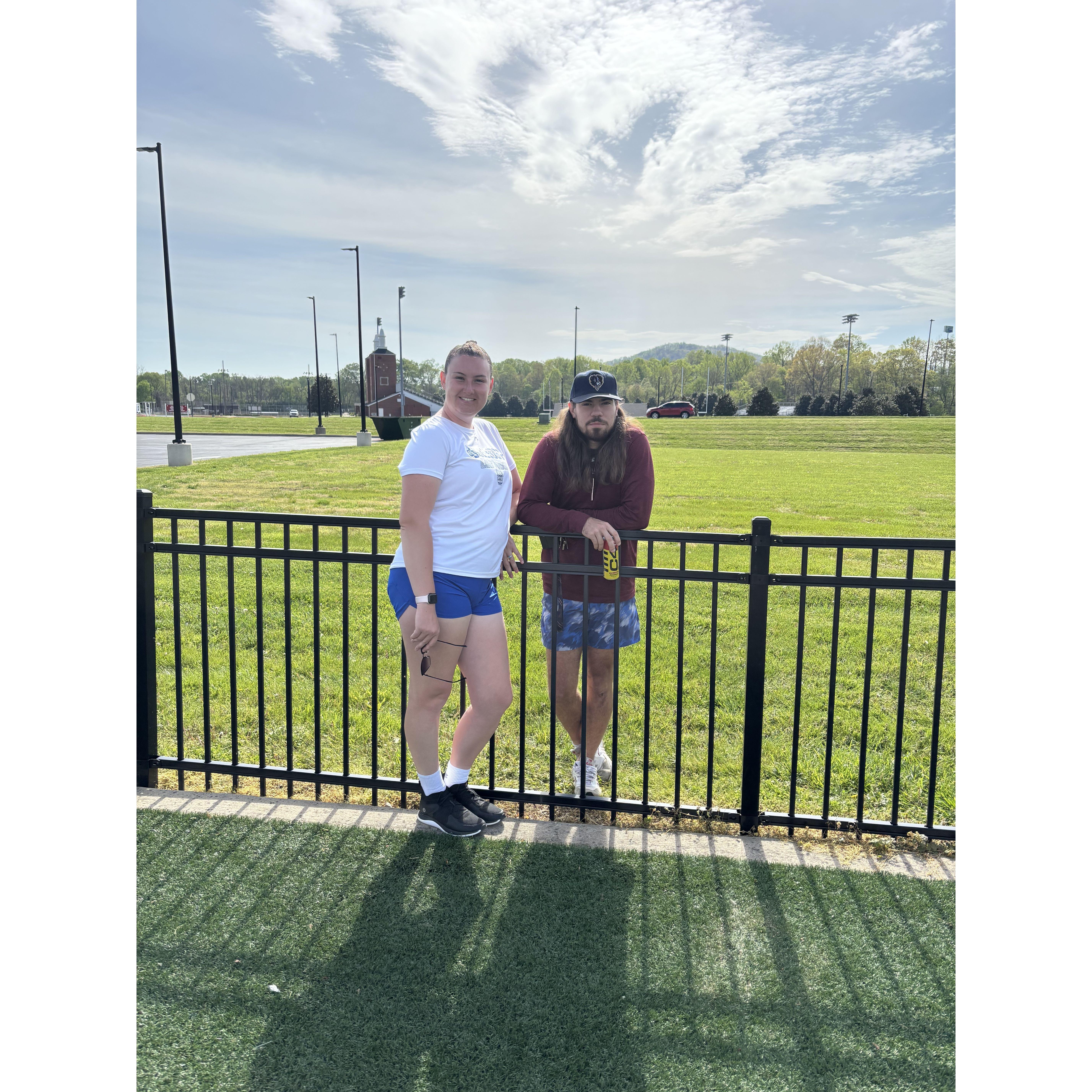 Lorna's first time coaching at the conference tournament