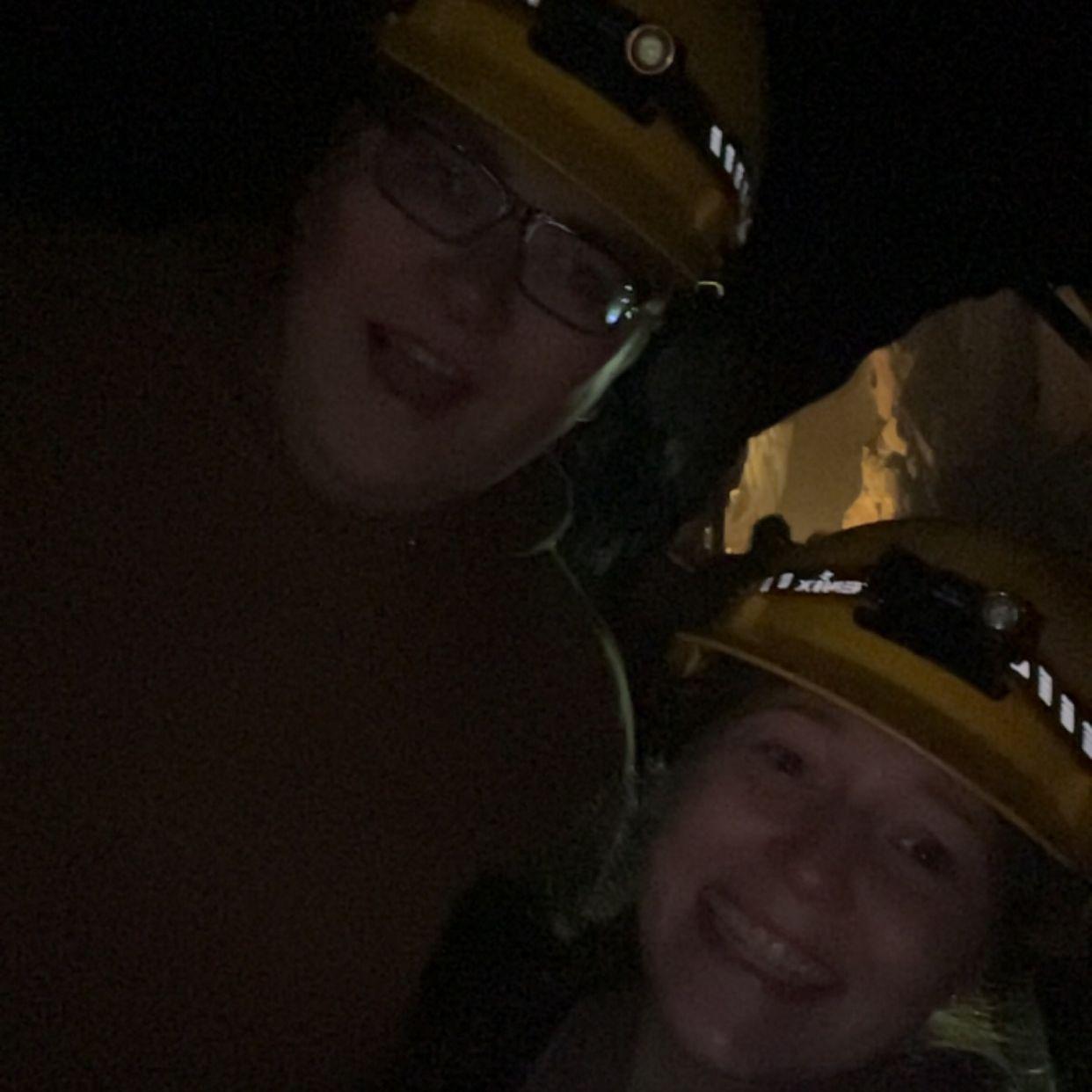 In the Quincy copper mine in Michigan