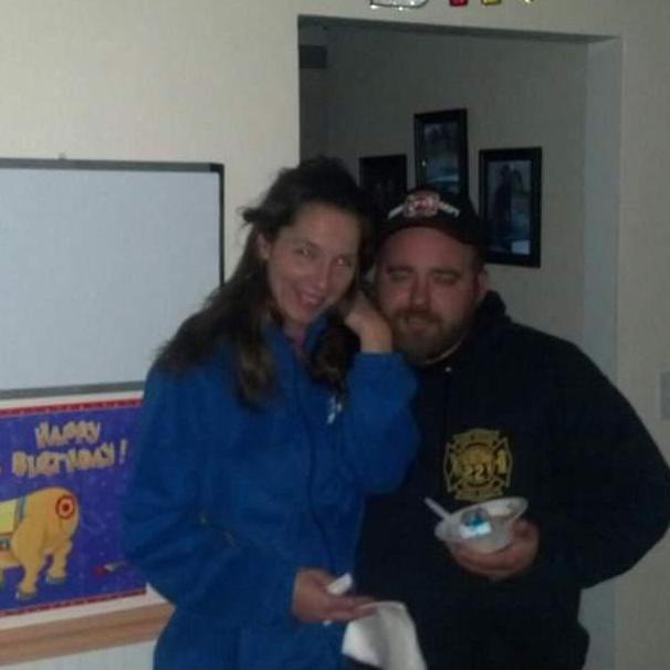 Our first picture together 2012