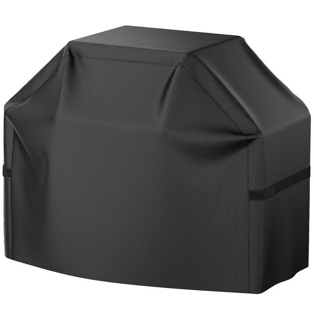 Grill Cover, 58 inch Heavy Duty BBQ Gas Grill Cover for Outdoor Grill, Waterproof, Weather Resistant, Anti-UV, Rip-Proof, Fade Resistant Barbecue Cover with Hook-and-Loop Straps for Most Grills