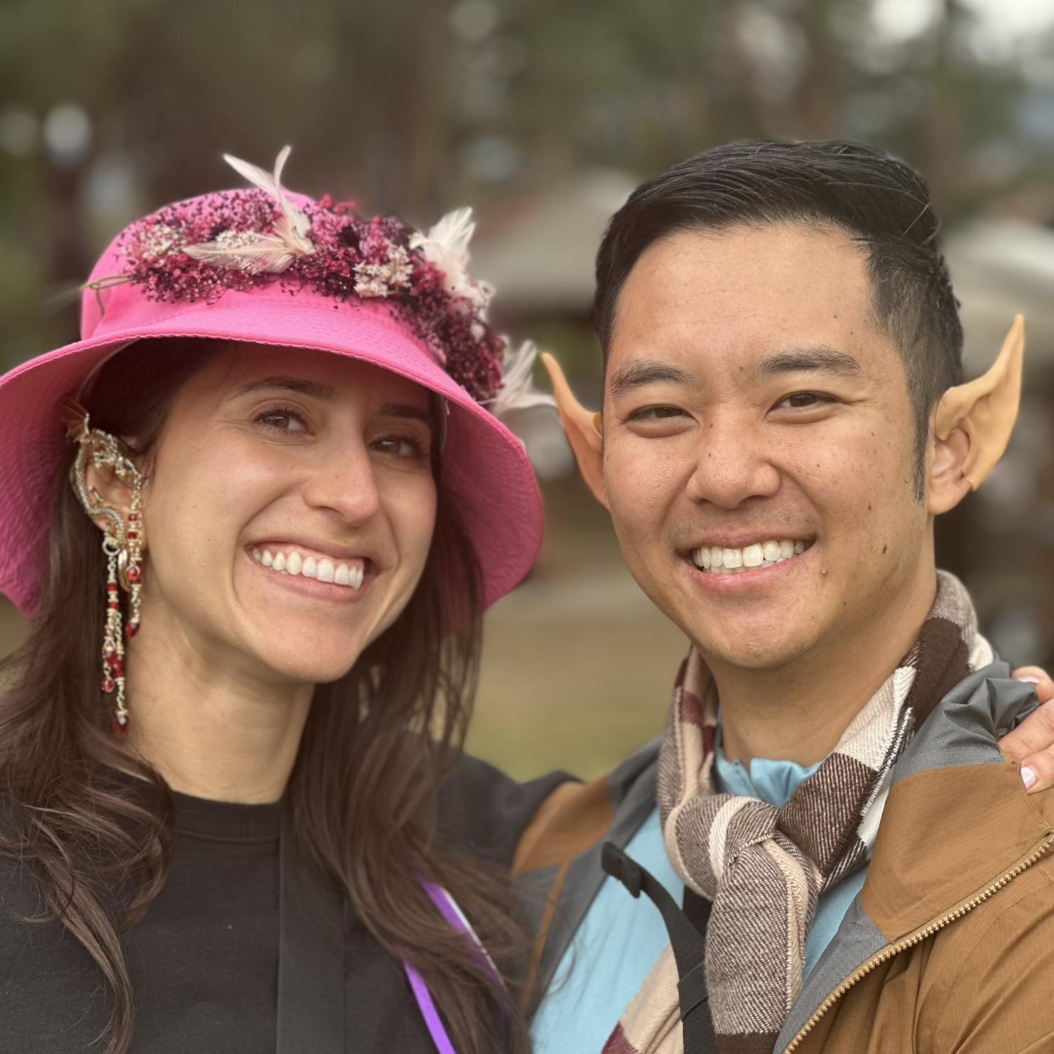 An elvish greeting from the Renaissance Fair in Irwindale