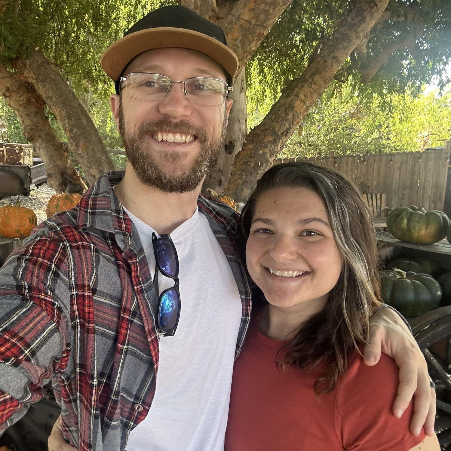 This was our first "holiday" activity together. We went to a pumpkin patch close to our home in Mentone.