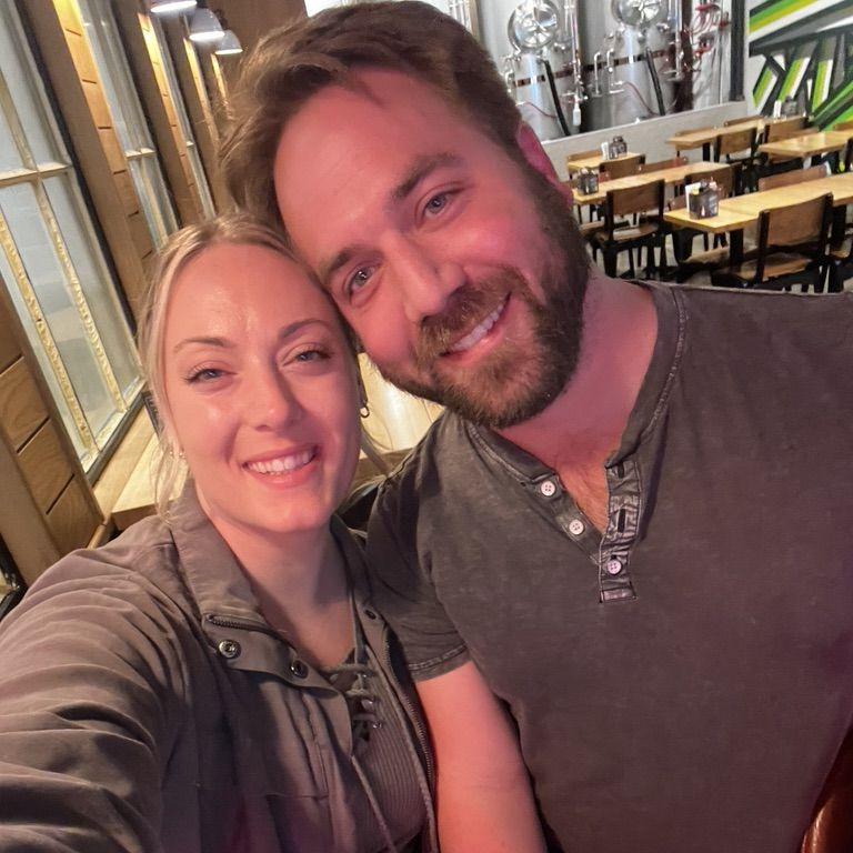 Nick was visiting Michigan and we went to a cute Brewery in Plymouth! It was here that we shared that we were more than ready to live in the same city!