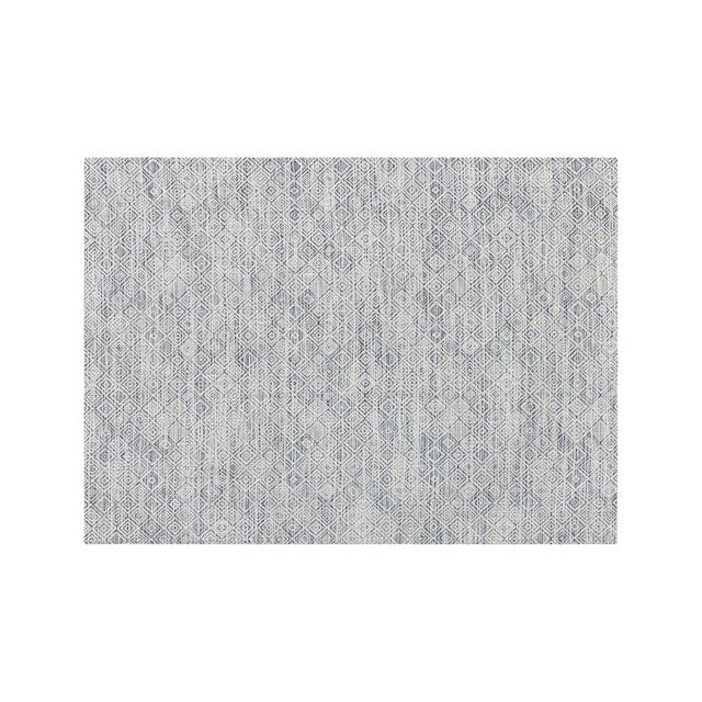 Chilewich ® Mosaic Blue Woven Floormat 35"x48"