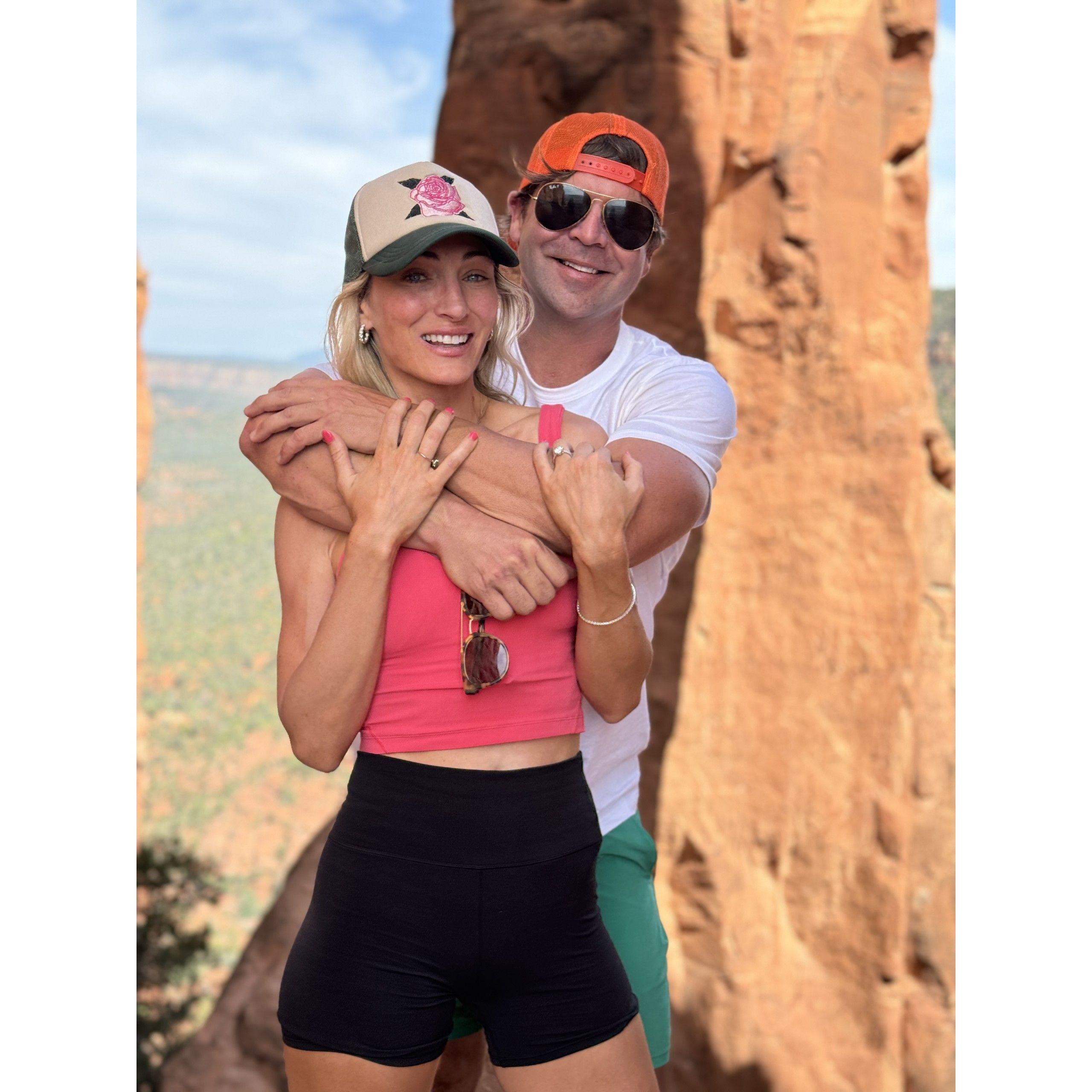 Our engagement in Sedona.