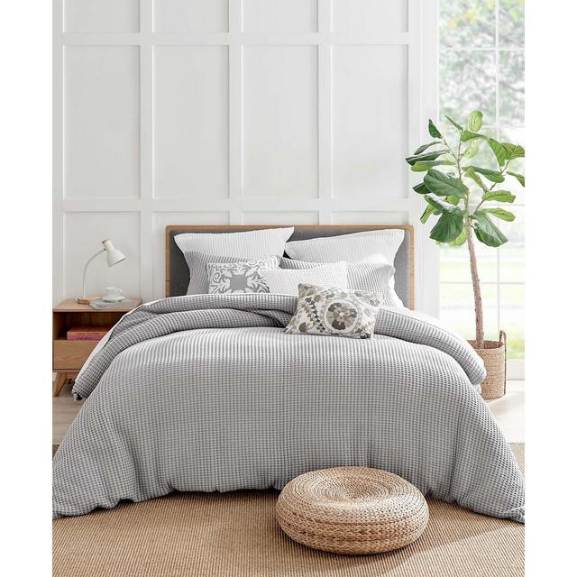 Levtex Mills Waffle 3 Piece Duvet Set, King