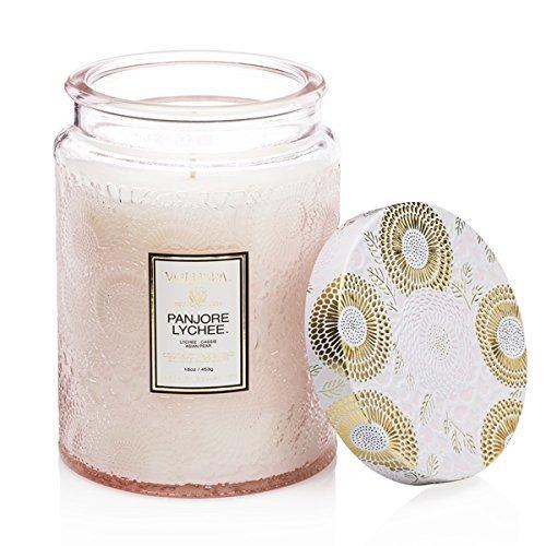 Voluspa Panjoree Lyche Large Glass Jar Candle