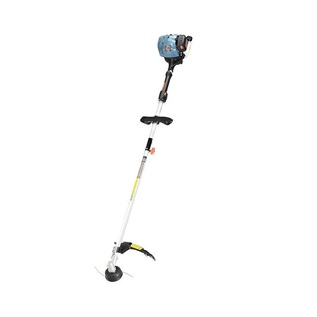 SENIX 4QL 26.5 cc Full Crank Gas Weed Wacker, String Trimmer and Edger Lawn Tool with Straight Shaft, Front D-Handle, Bump Feed, 17.7 Inch Cutting Width (GTS4QL-L)