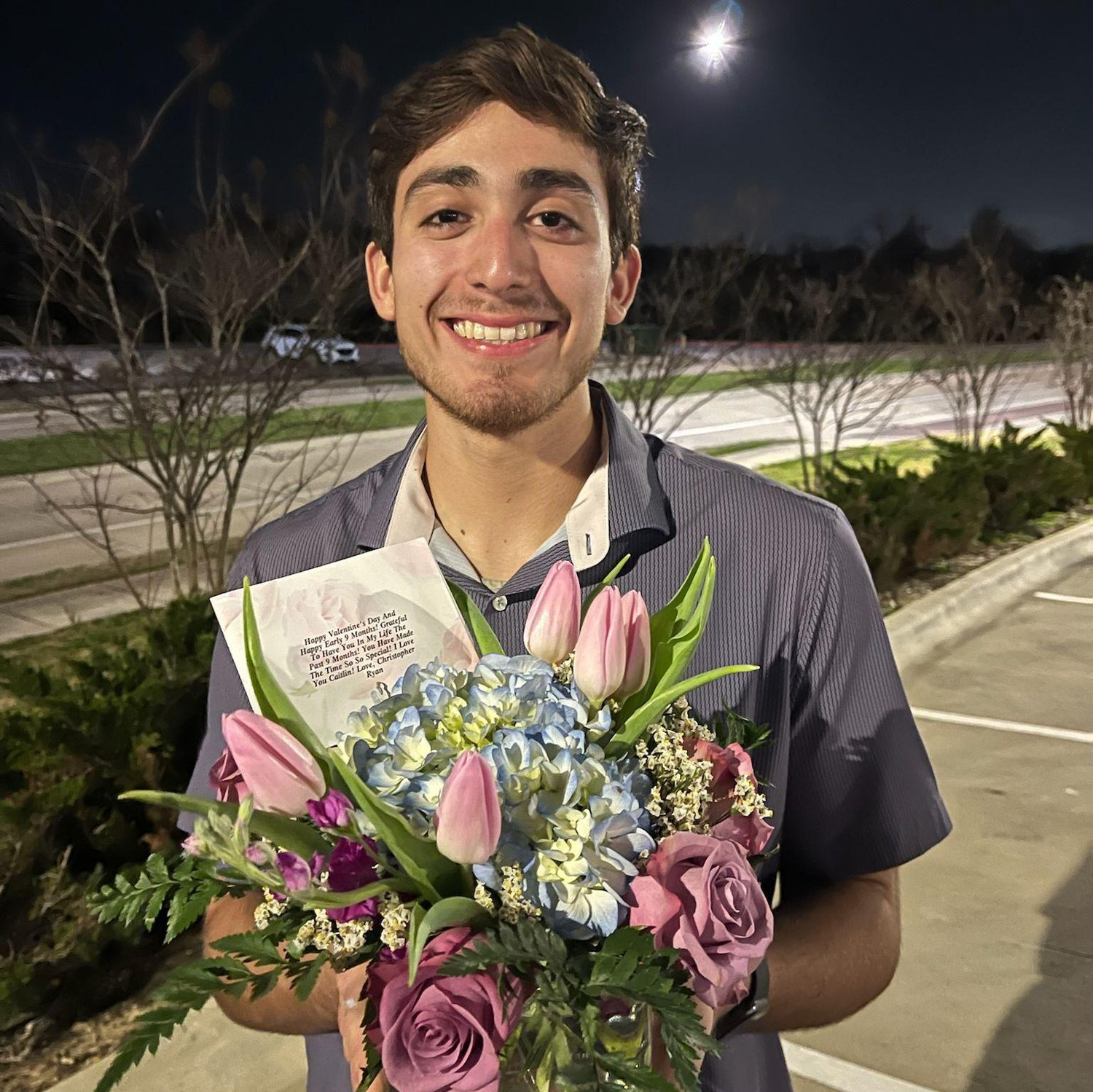 Chris has always given the best flowers!