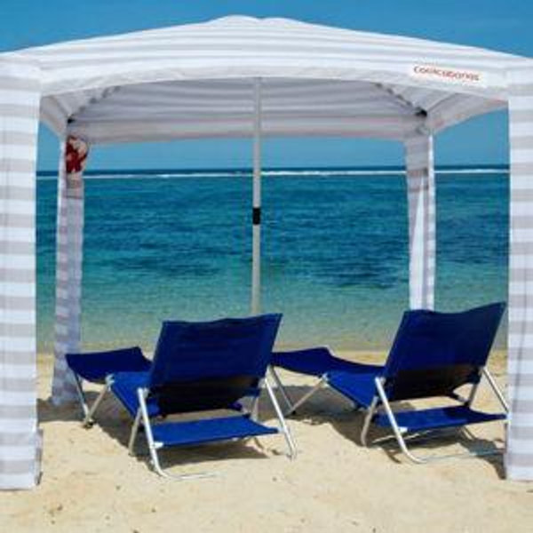 COOLCABANA 5 - Beige Stripes / Large - 64ft²