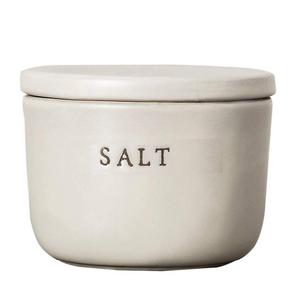 Hearth and Hand Salt Cellar - Stoneware - Cream - By Chip and Joanna Gaines - Magnolia Marker
