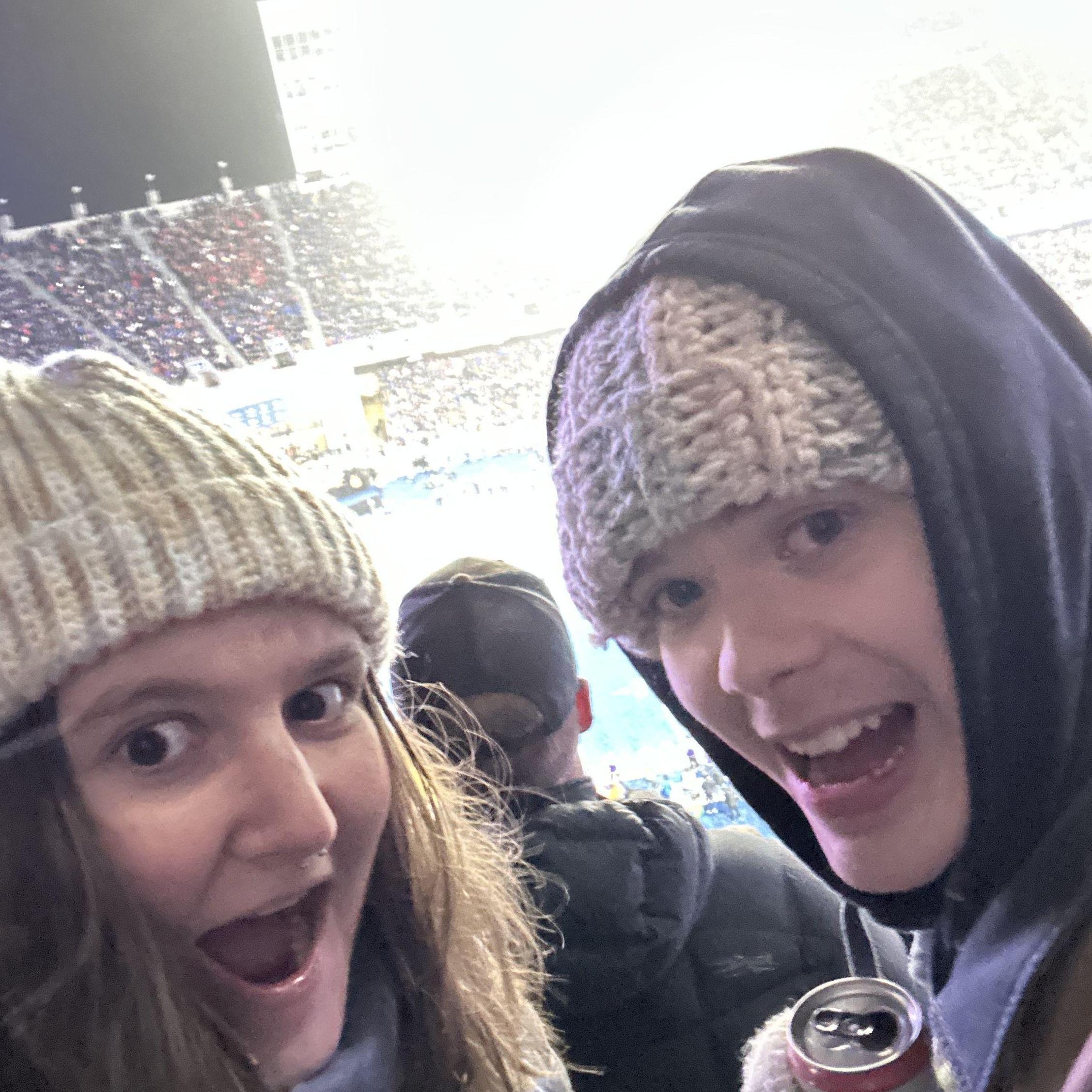 BSU football game, December 2024 (we had really good seats)