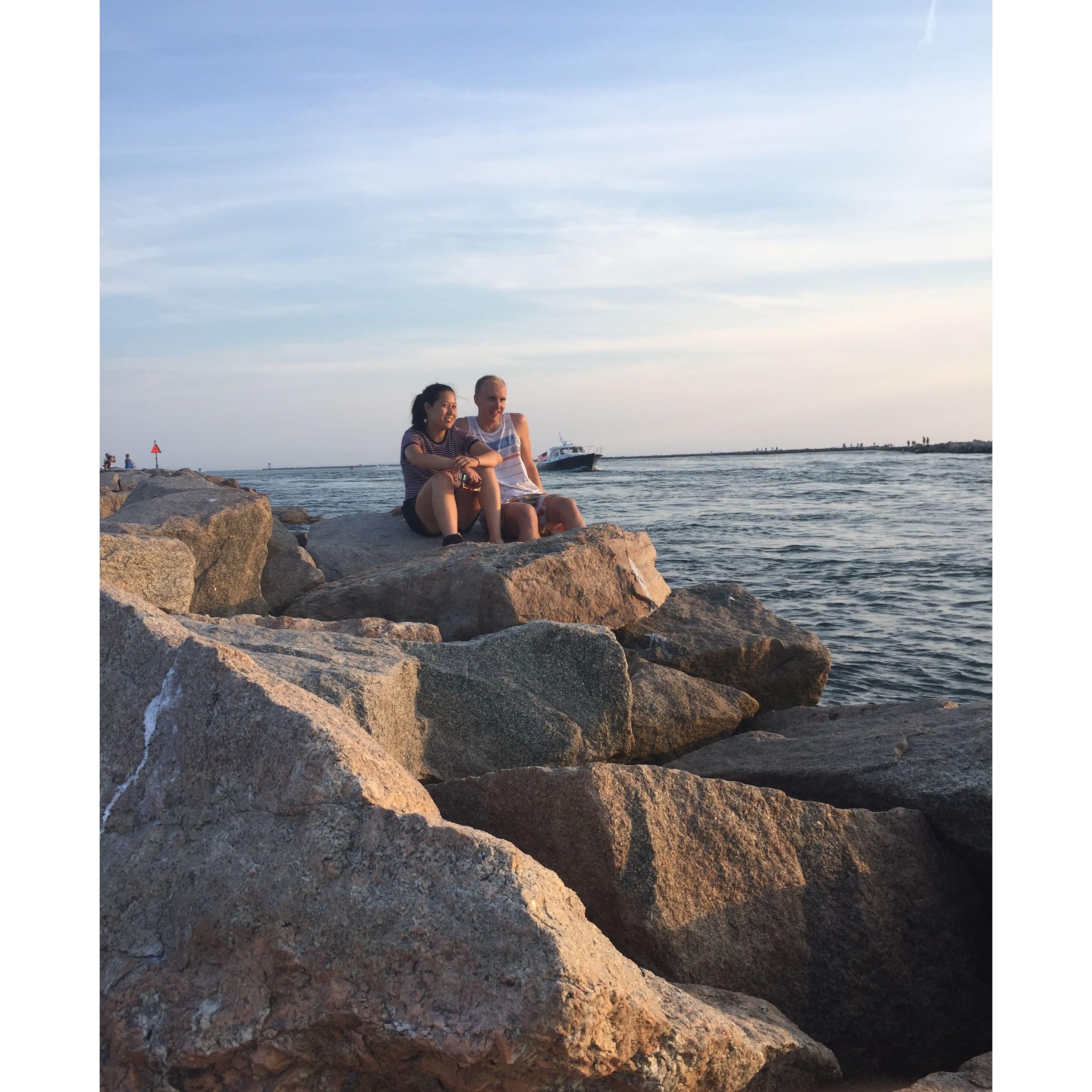 1st vacation with the family (Narragansett)