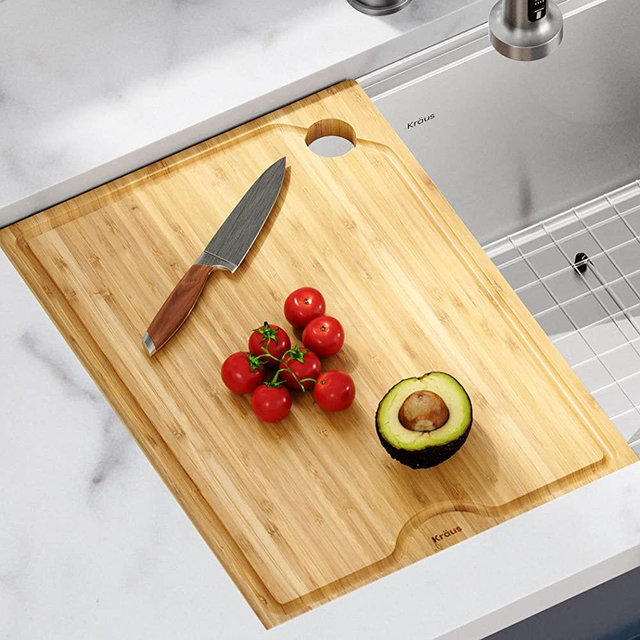 Kraus KCB-WS103BB Kore Cutting Board, 16.75 x 12 in