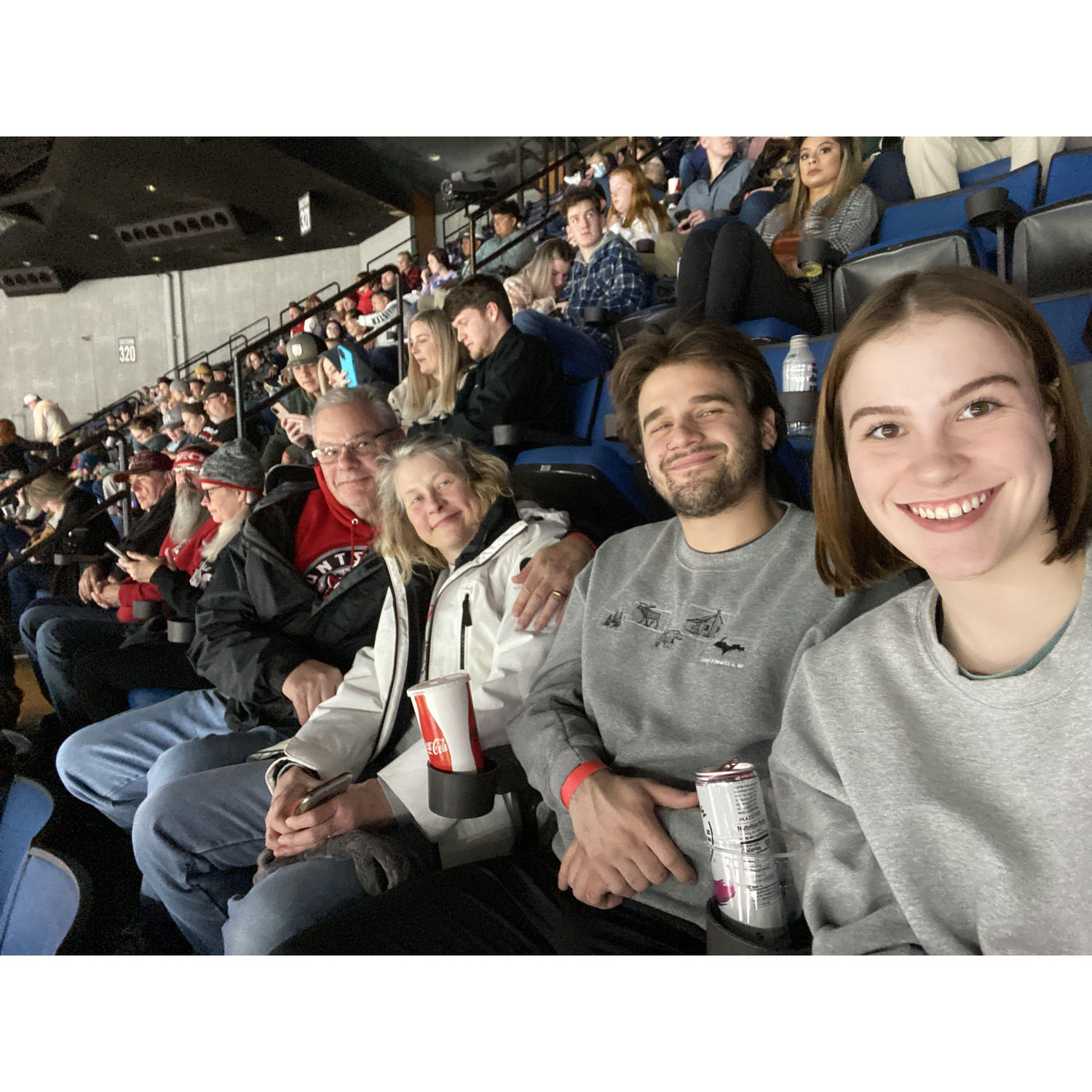 The fam @ a Havoc game, 2022