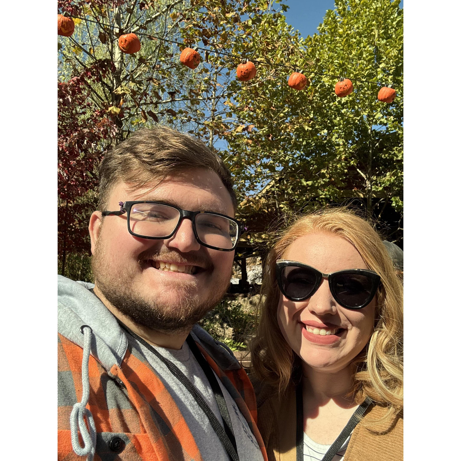 Our first picture together. 2nd date at Silver Dollar City