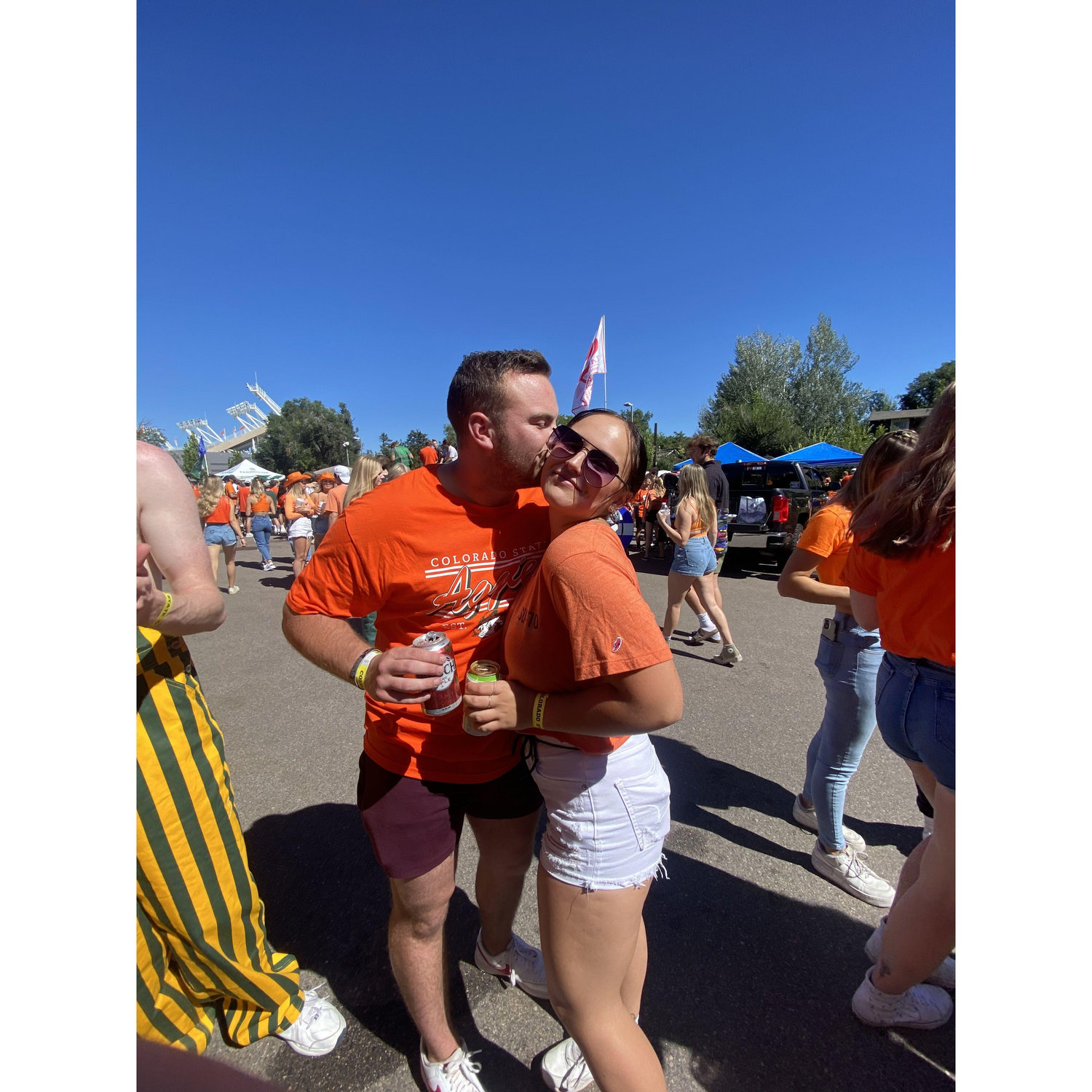 First football tailgate