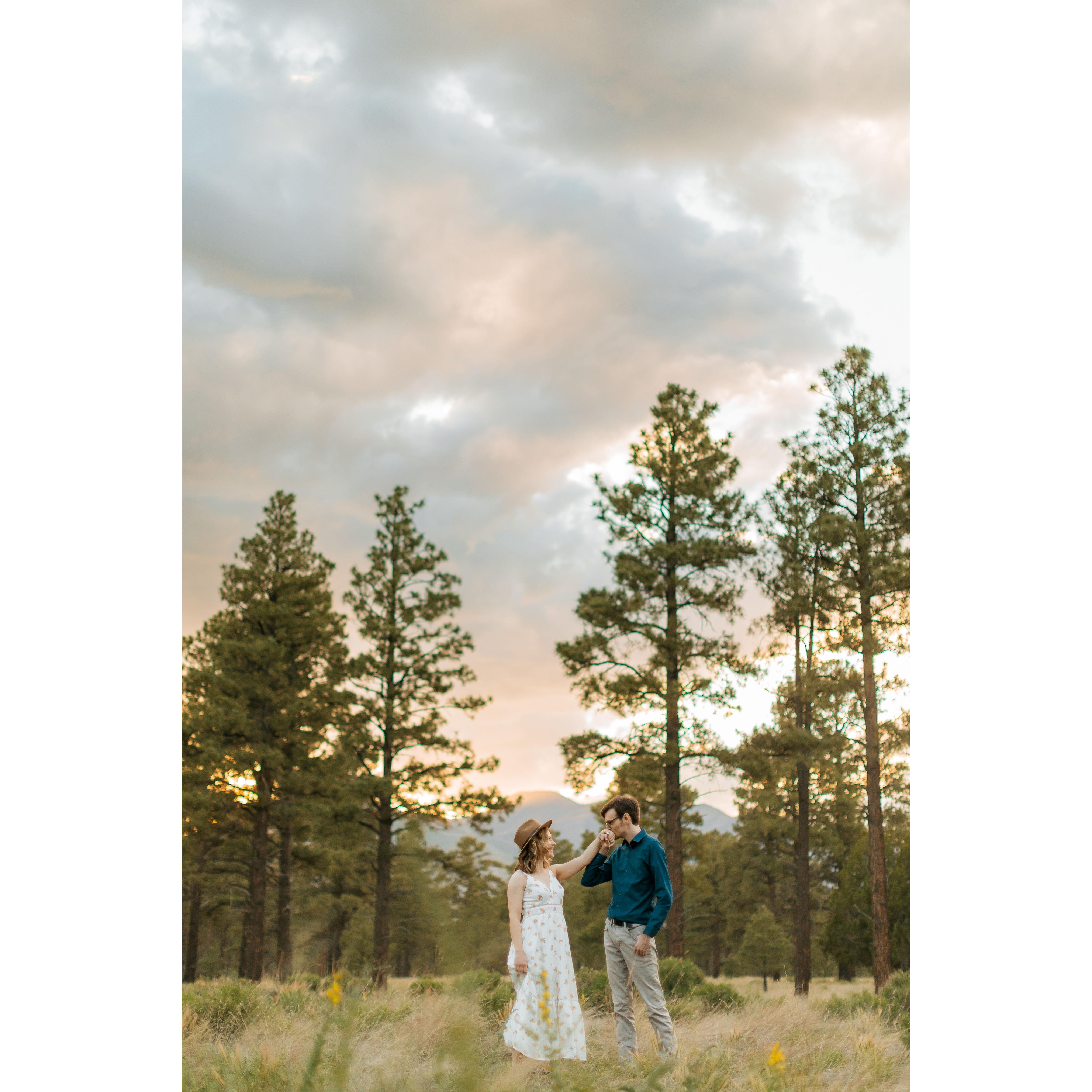 Our engagement session with White Desert Photography