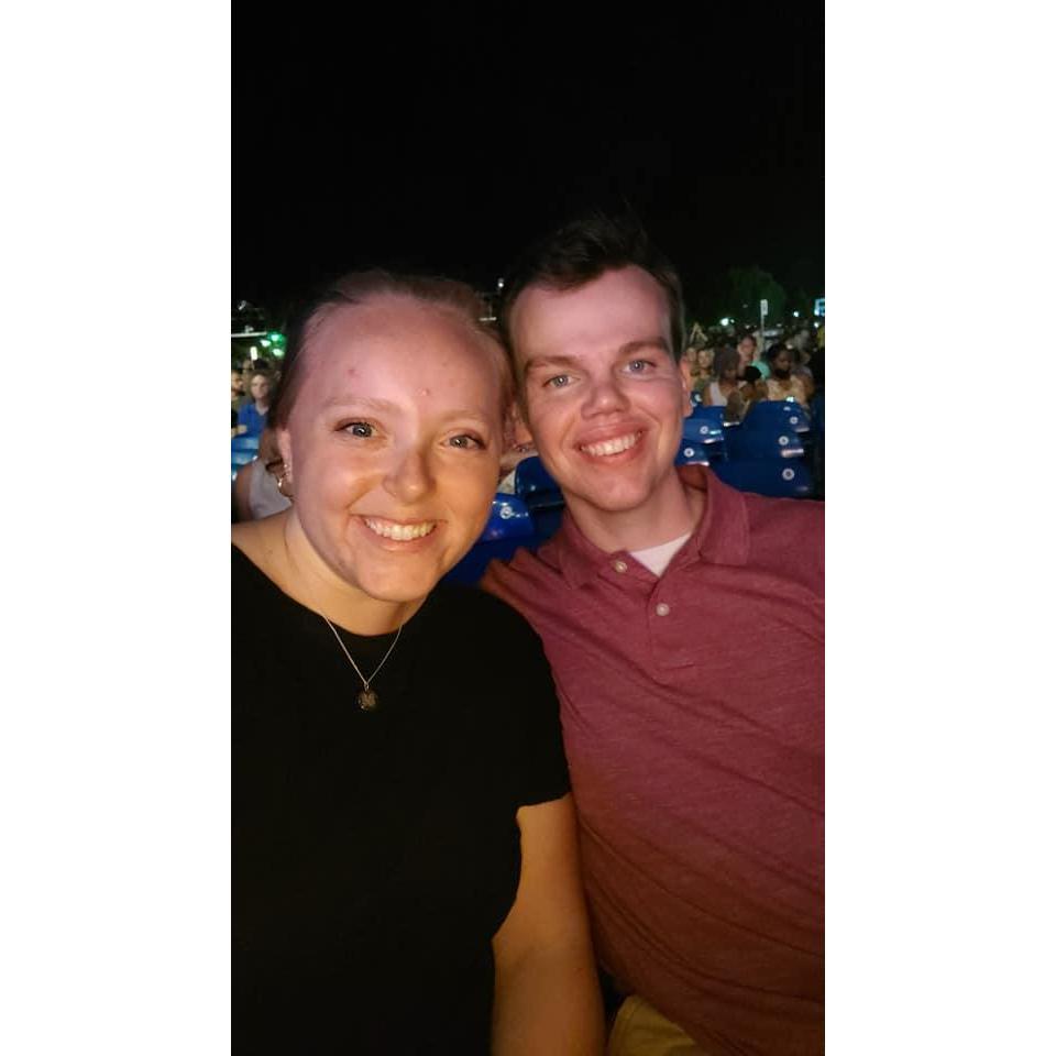Our first Chris Tomlin concert.