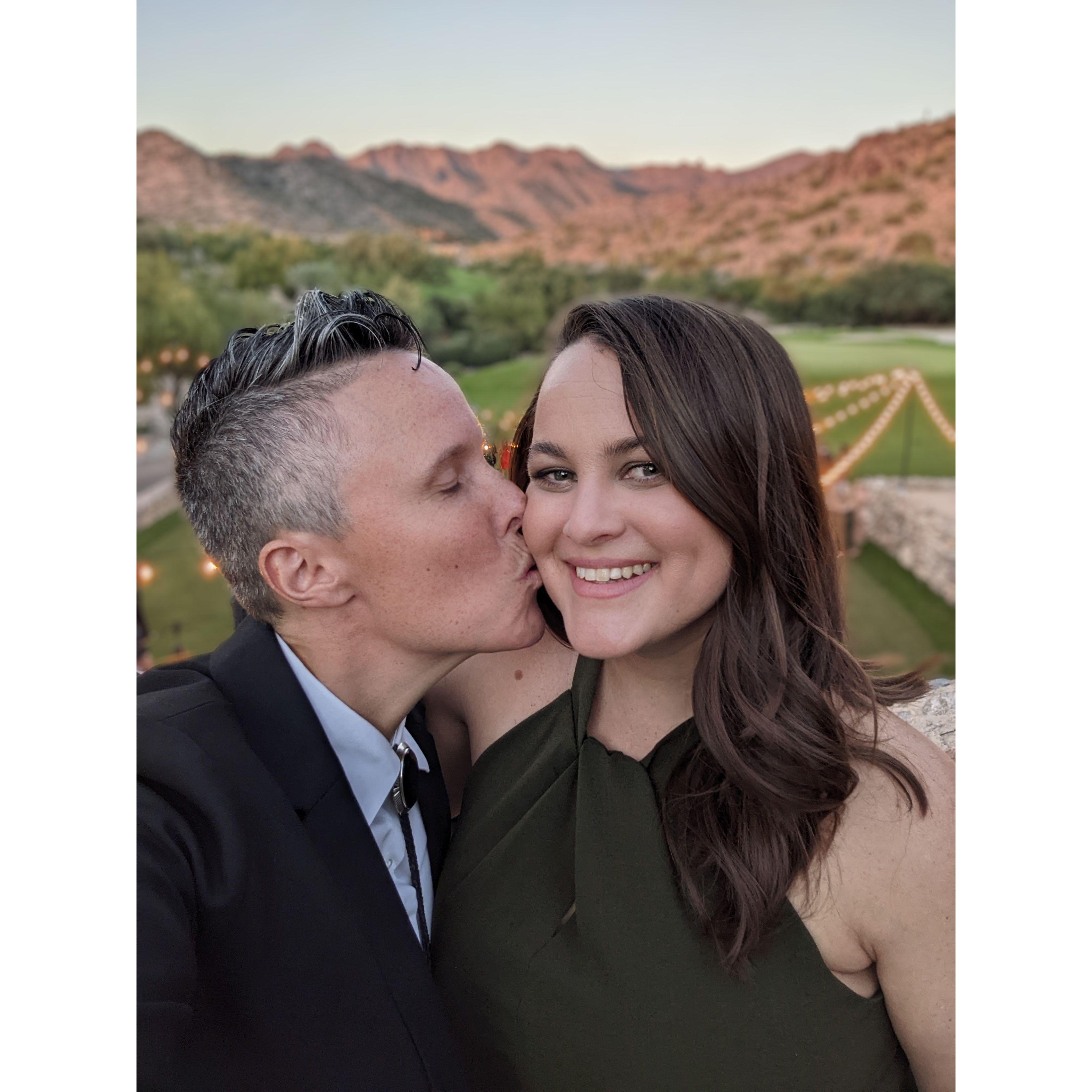 Celebrating our friend's Kenzie and Gary.