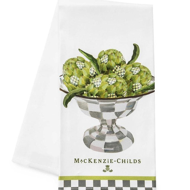 MACKENZIE-CHILDS Artichoke Compote Dish Towel