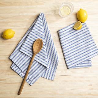 Bistro Stripe Dishtowels, Set of 2