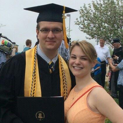 Matt's graduation from NIU, May 2015