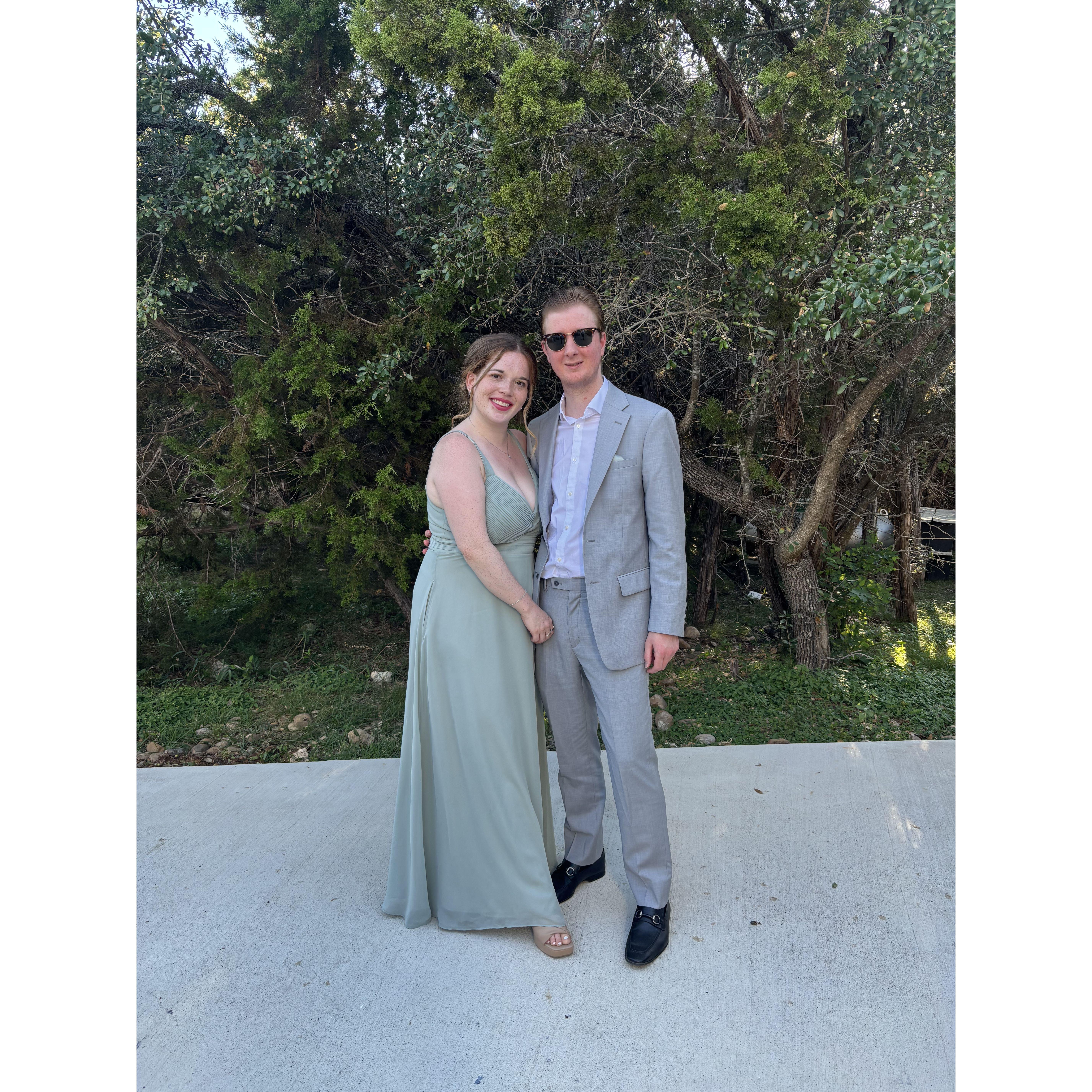 Us at Ashley & Michaels Wedding